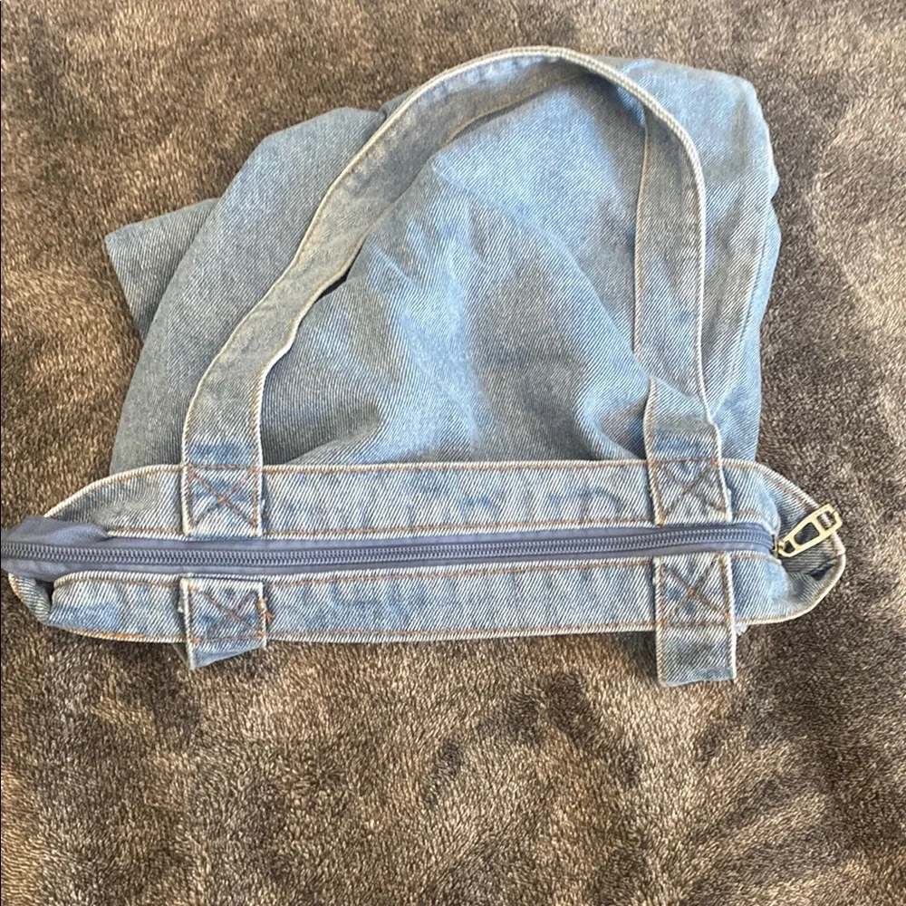 Stylish Blue Denim Shoulder Bag